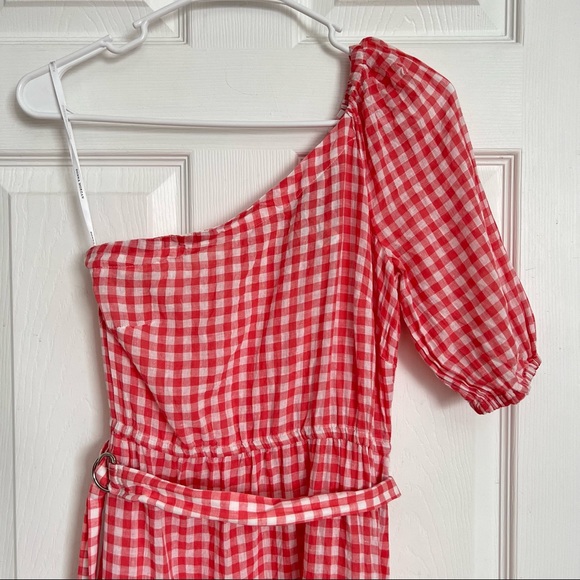 Donna Morgan | Short Sleeve Plaid Linen Midi Shirt Dress - Picture 4 of 10